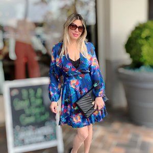 Crystal Dress Fall Blossom Silk